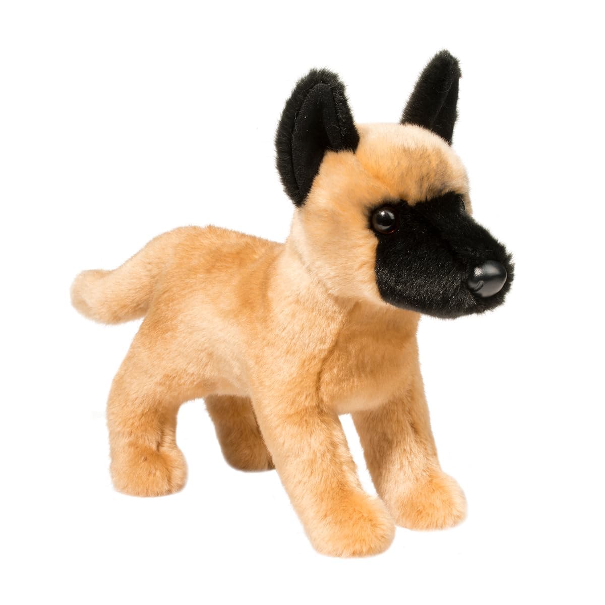 Douglas Klaus Belgian Malinois plush in a dynamic pose for active play