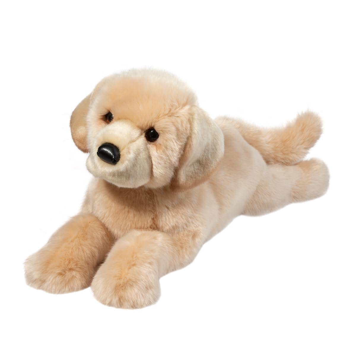 Douglas Lettie yellow lab plush body for soft, cuddly hugs and easy posing.