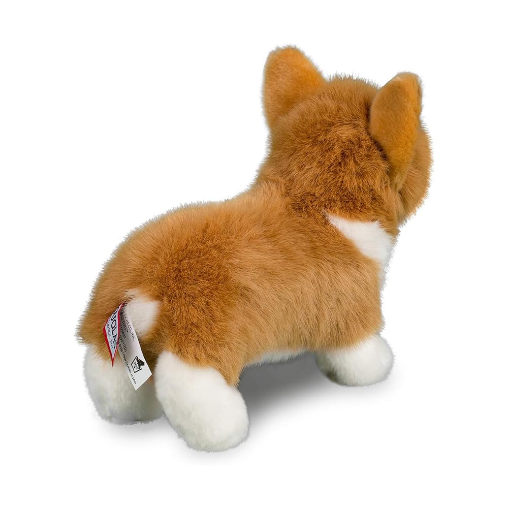Douglas Louie Corgi plush uses durable materials for hours of play.