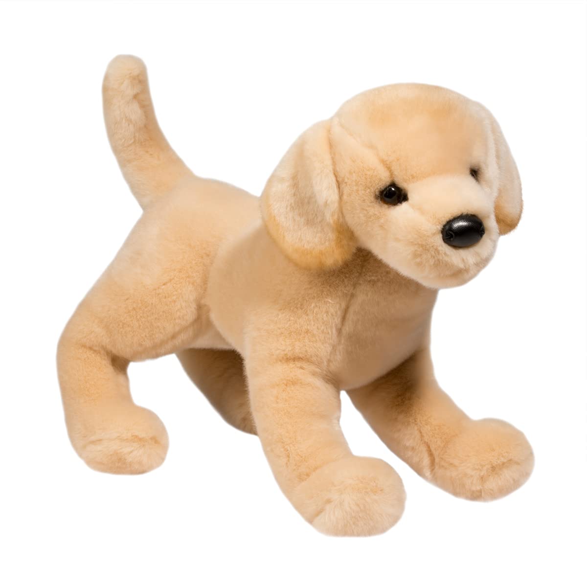 Douglas Mandy Yellow Lab plush care instructions for easy washing.