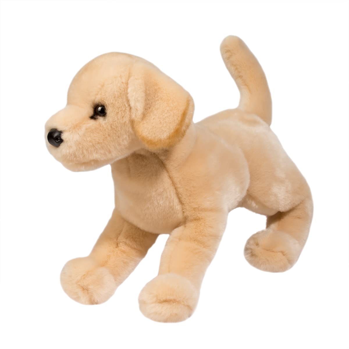 Douglas Mandy Yellow Lab plush ears show airbrushed detail.