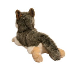 Douglas Niko Wolf fur texture highlights ultra-soft, huggable fabric ideal for cozy moments.