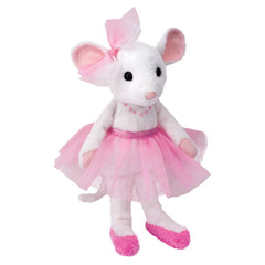 Douglas Petunia Ballerina Mouse in pink tutu ready for imaginative play and bedtime cuddles.