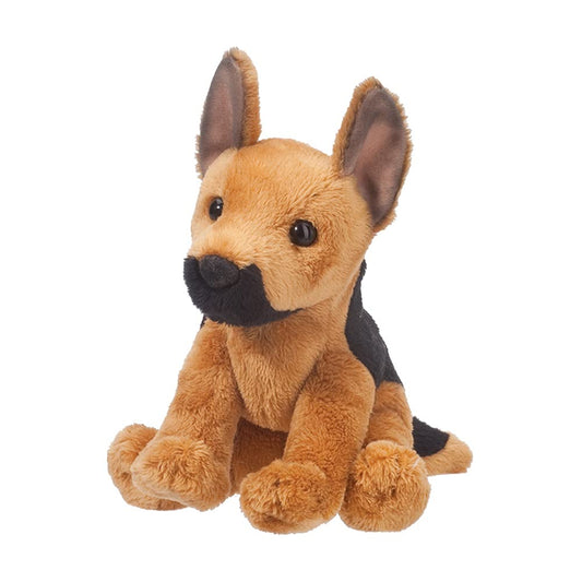 Douglas Prince German Shepherd plush seated pose ideal for hugs and storytelling