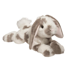 Douglas Ramsey gray spotted bunny plush with soft fur for cuddling