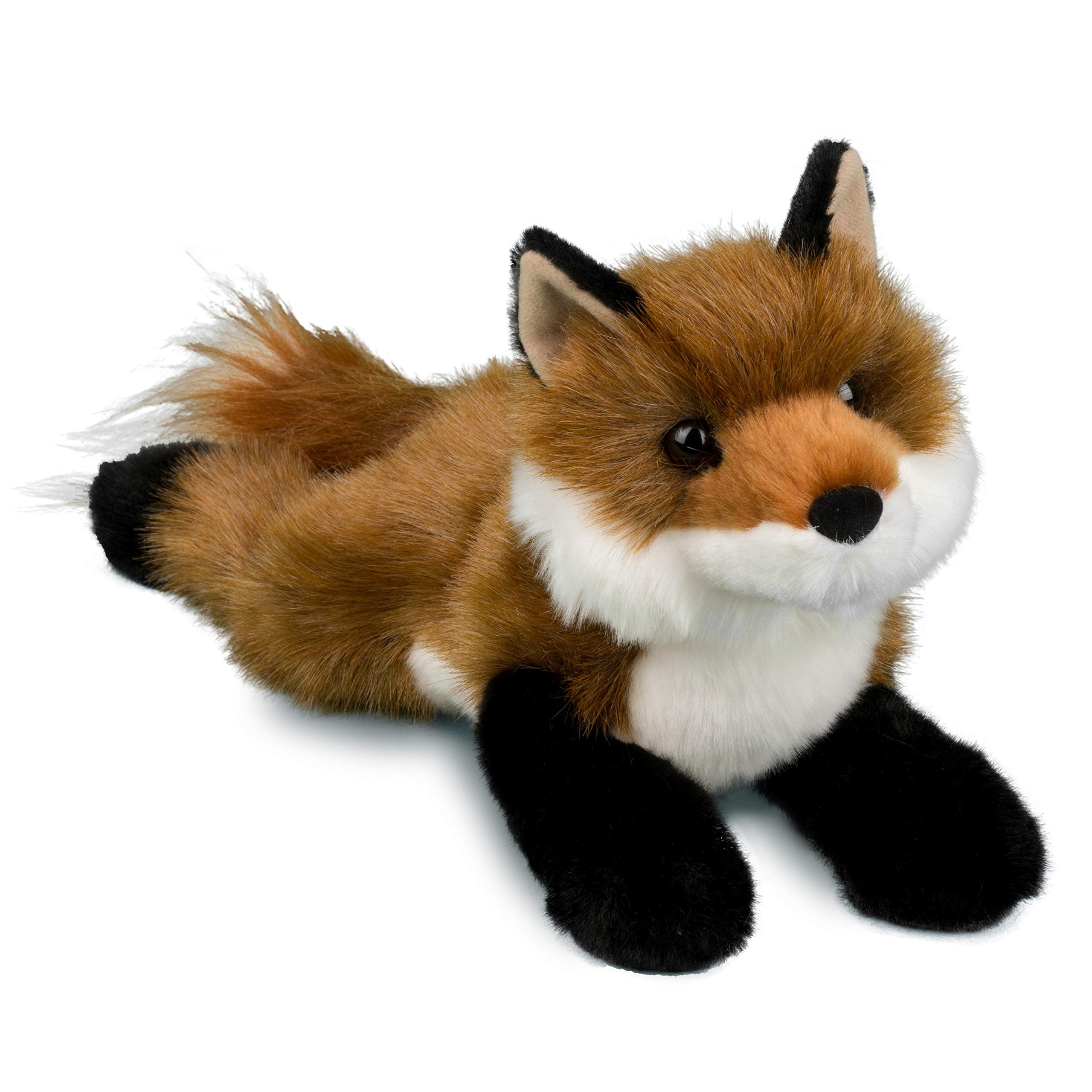 Douglas Roxy red fox plush full body shows russet fur for cozy play