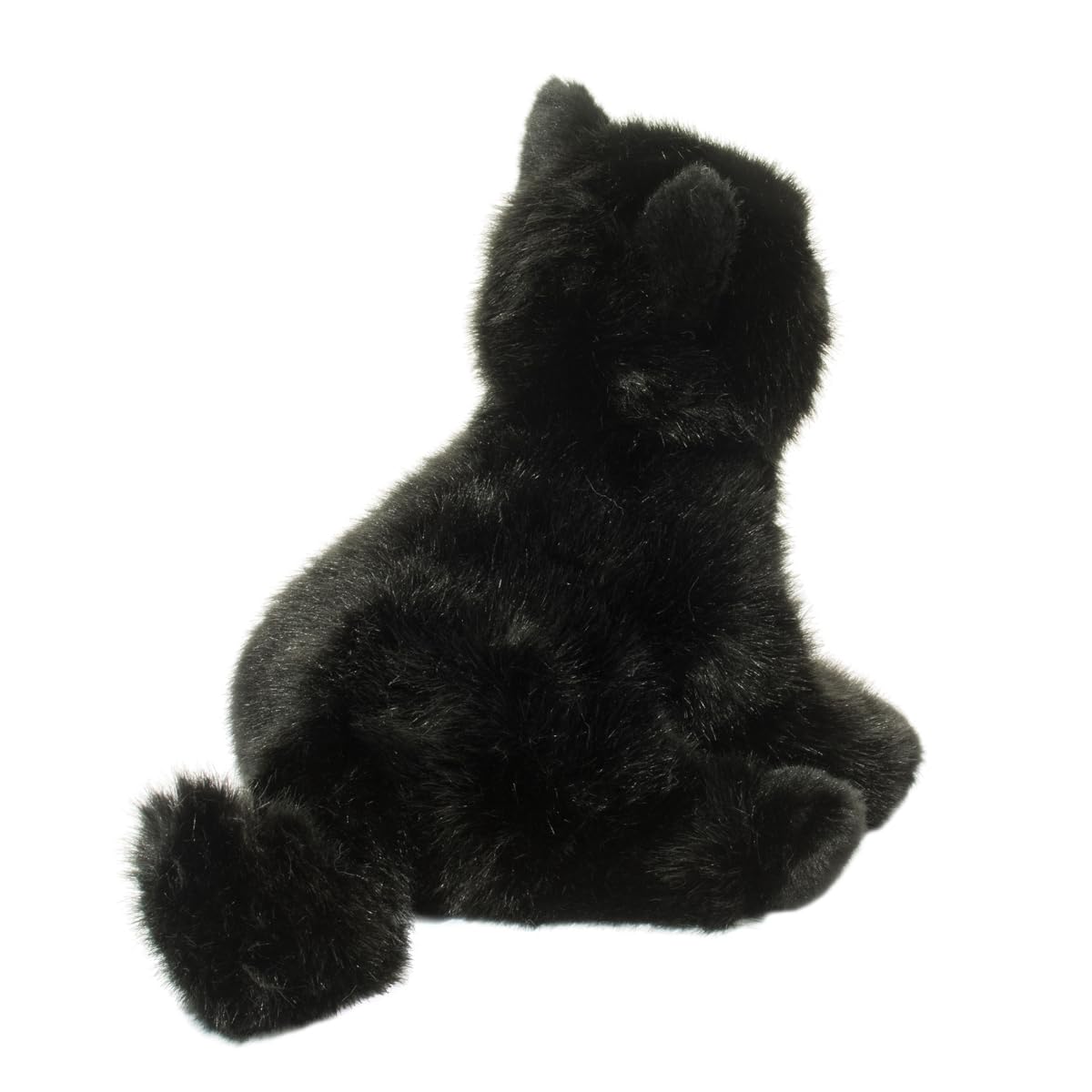 Douglas Salem Black Cat plush weighted paws enhance stable cuddling.