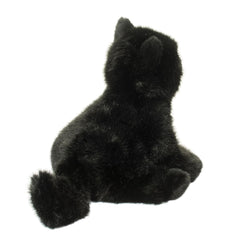 Douglas Salem Black Cat plush weighted paws enhance stable cuddling.