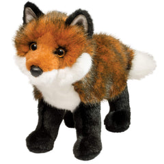 Douglas Scarlett red fox plush coat with soft russet fur for cozy imaginative play.