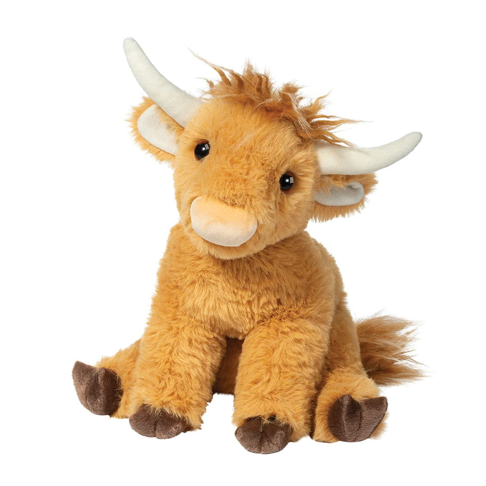 Douglas Scottie Highland Cow Softie plush for cozy cuddling and bedtime companionship.