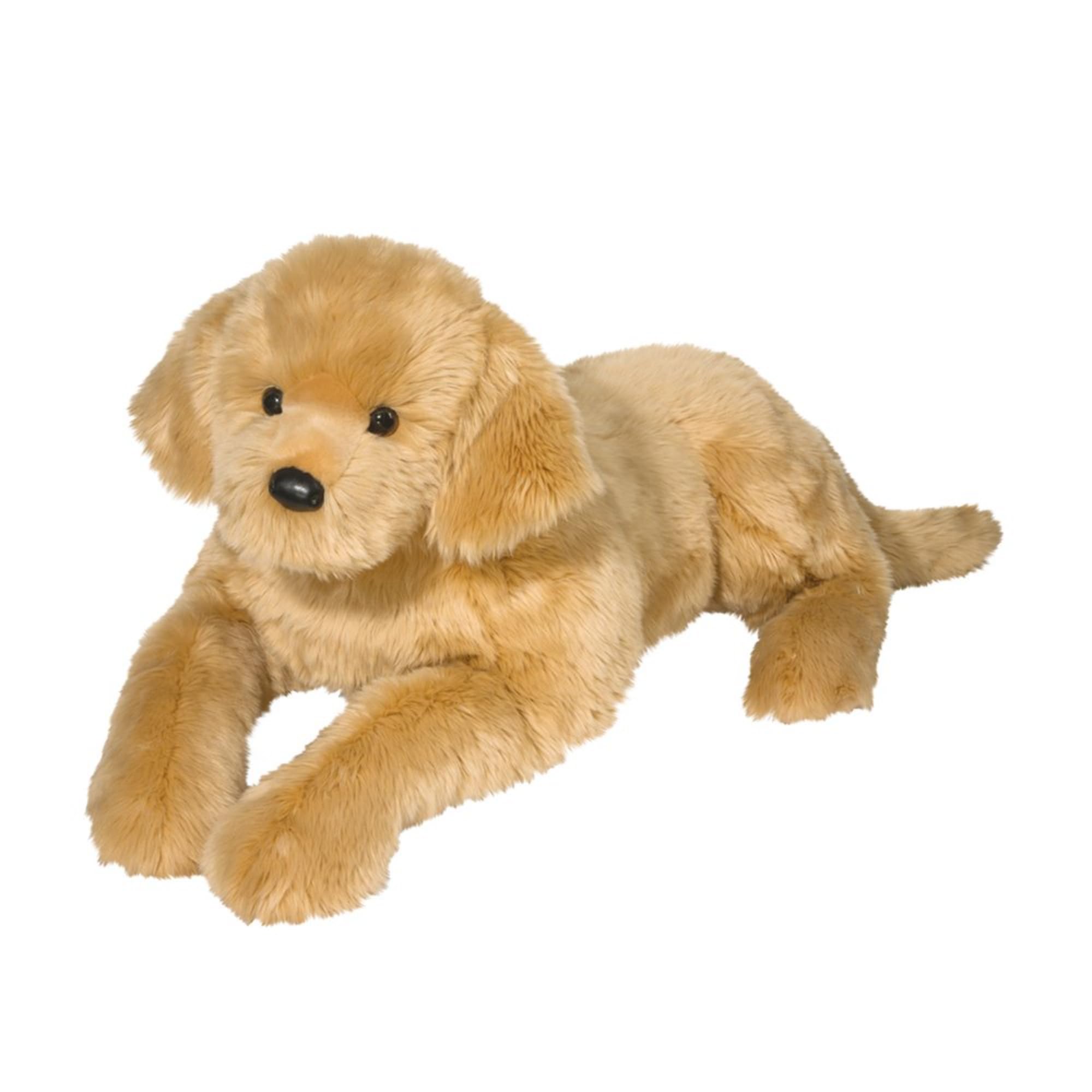 Douglas Sherman giant Golden Retriever plush for cuddles and imaginative play.