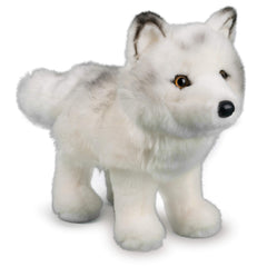 Douglas Snow Queen Arctic Fox plush with soft fur for cozy hugs.