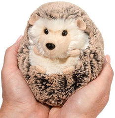 Douglas Spunky Hedgehog plush, soft cuddle toy for comforting play and travel.