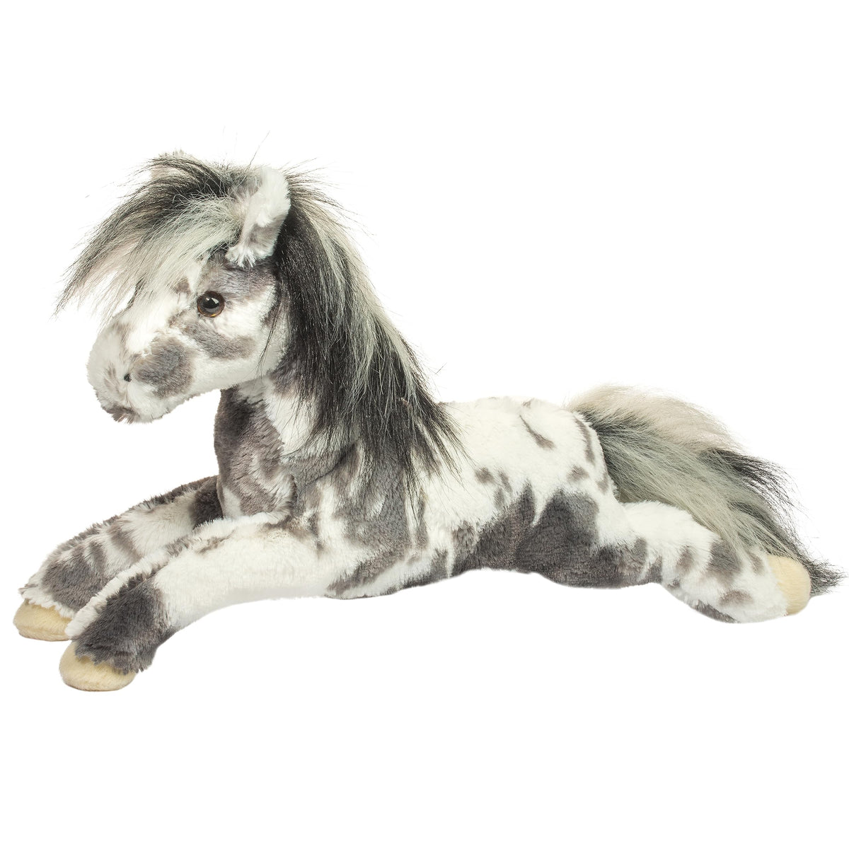 Douglas Starsky Appaloosa Horse plush with cuddly coat for cozy playtime and comforting hugs