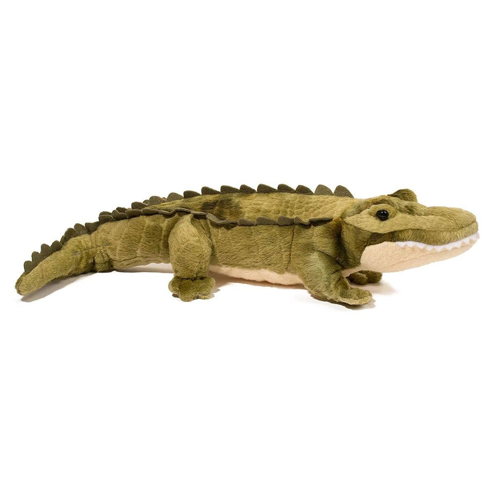 Douglas Stream Line plush 15-inch alligator: soft and cuddly for long play sessions.