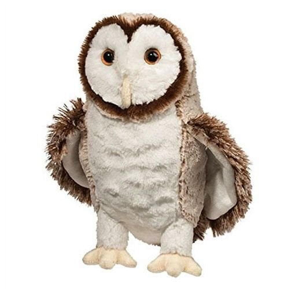 Douglas Swoop Barn Owl Plush: soft, lifelike owl plush for cuddling and imaginative play.