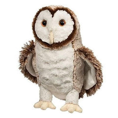 Douglas Swoop Barn Owl Plush: soft, lifelike owl plush for cuddling and imaginative play.
