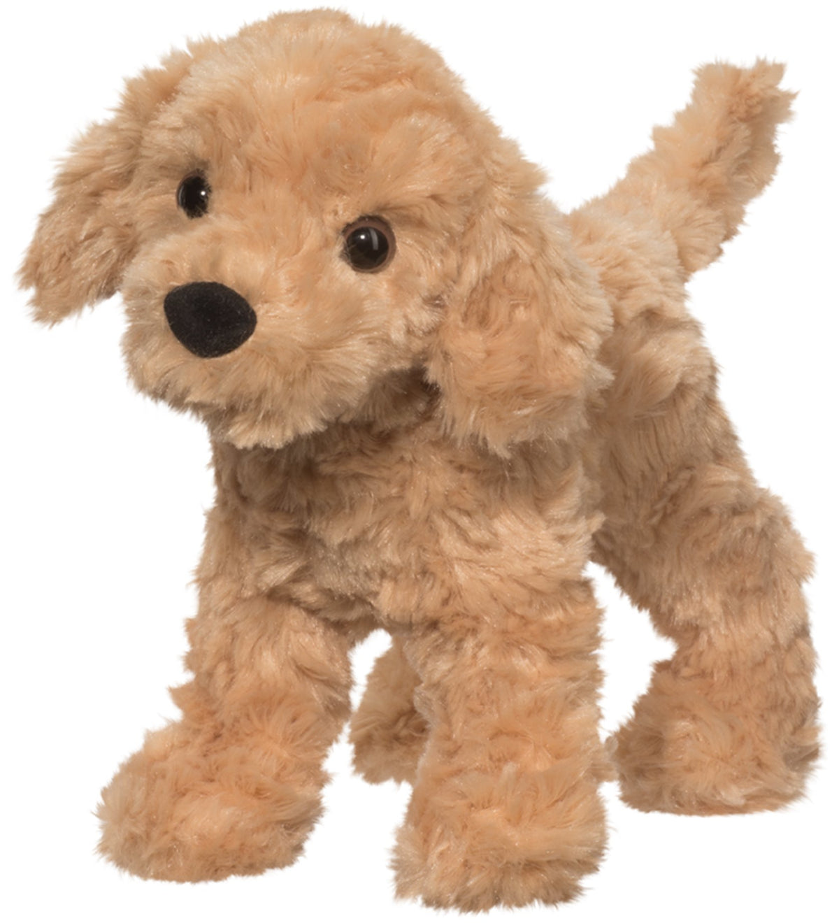 Douglas Thatcher Golden Retriever plush in standup pose, durable for hours of imaginative play.