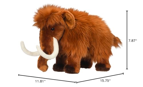 Douglas Tundra Woolly Mammoth tail detail for playtime and display.