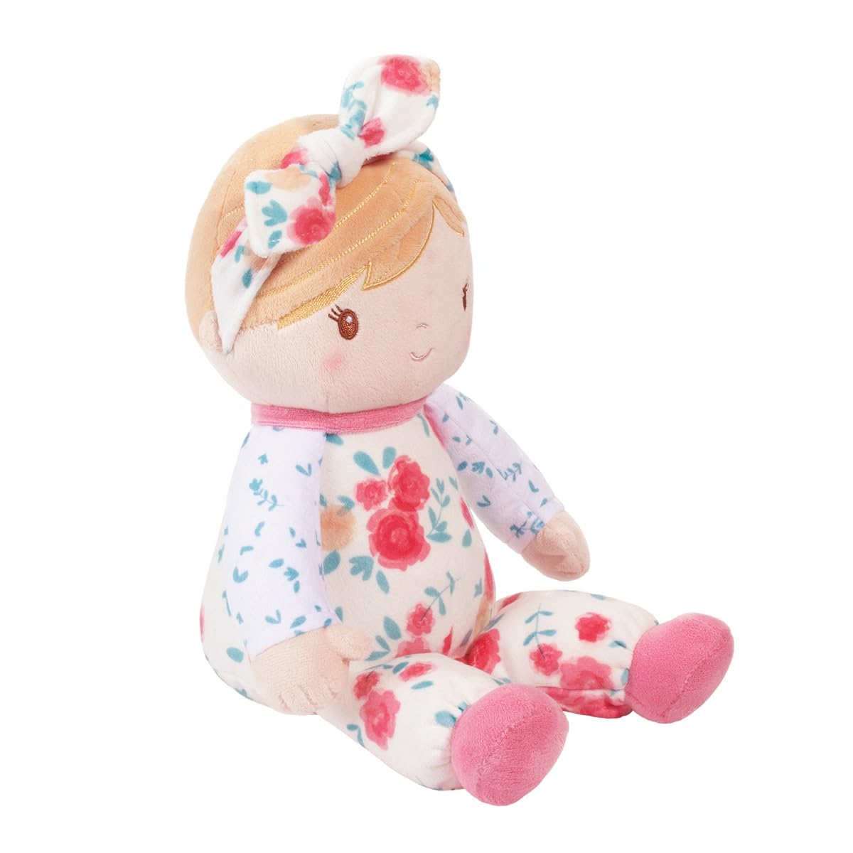 Douglas Vera Floral Soft Doll with slumber party friends for imaginative play.