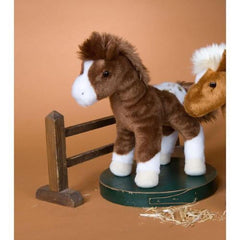 Douglas Warrior Appaloosa Horse mane and tail detail with durable stitching for lasting play.