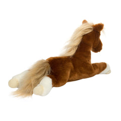 Douglas Wrangler Chestnut Horse plush measures 17 inches for a sturdy presence.