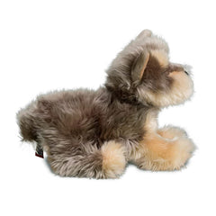 Douglas Yettie Yorkie plush puppy cut reflects breed styling.