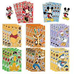 Dovipta cute stickers 24 sheets with classic characters for classroom decor