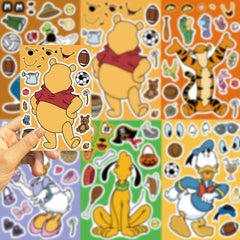 Dovipta make-a-face sticker set for creative face designs