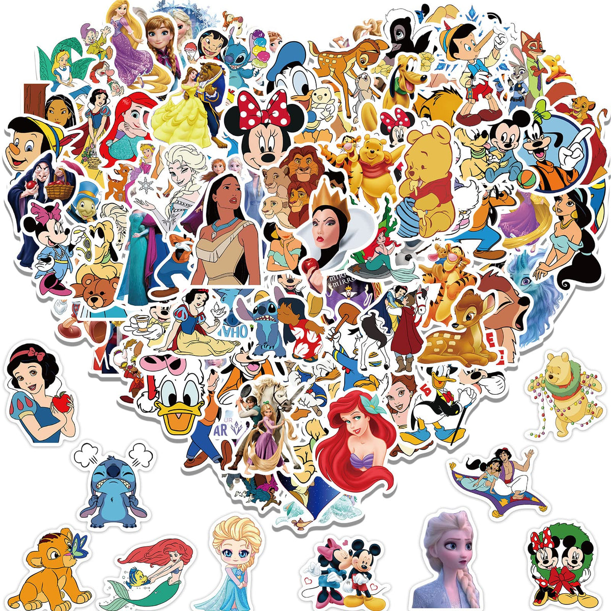 Dovipta water bottle stickers collection—vibrant vinyl, waterproof, perfect for kids' bottles.