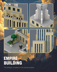 dOvOb Architecture Empire Building Set on display highlights a striking centerpiece for any room.