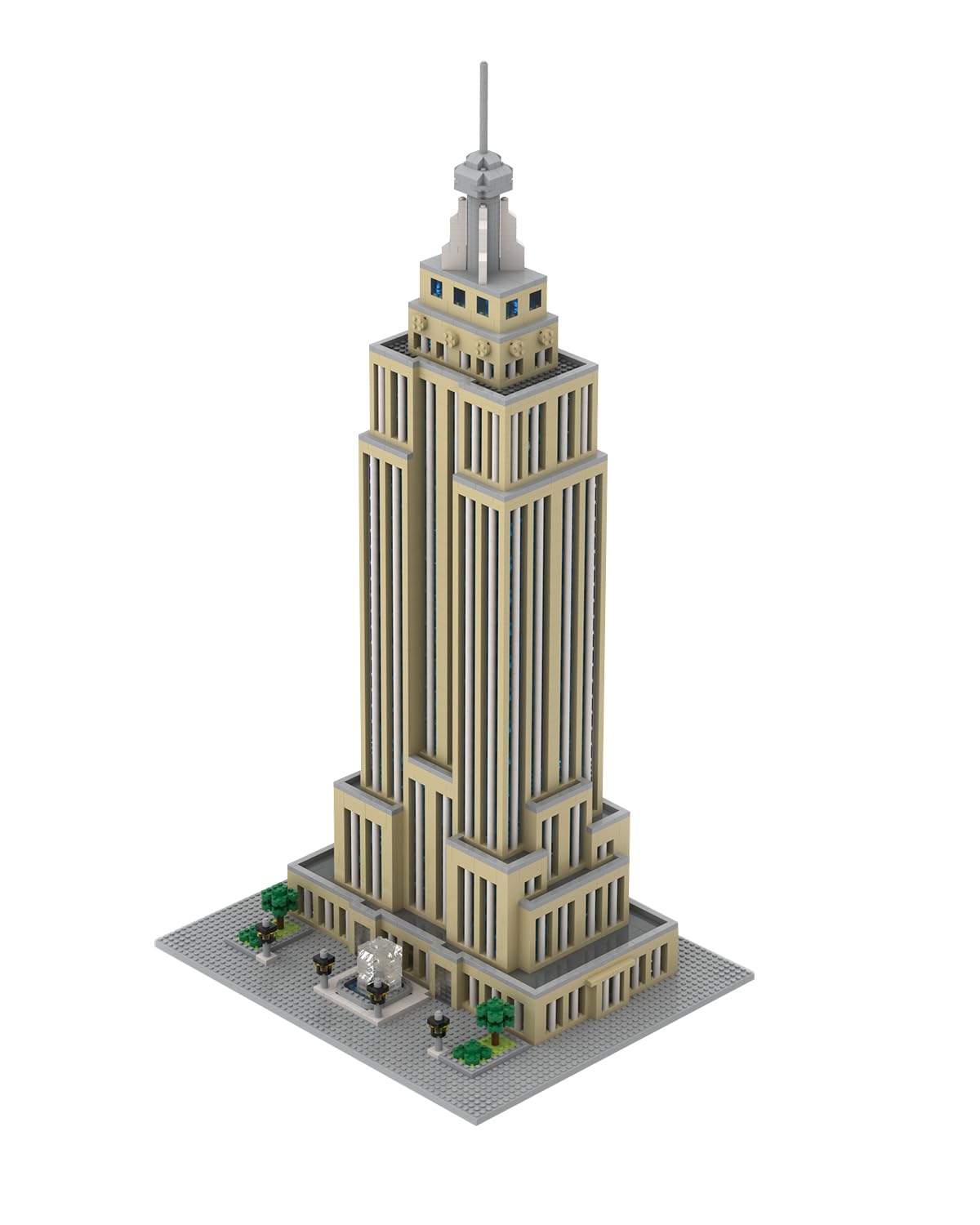 dOvOb Architecture Empire Building Set open box showcases the scale and build challenge.
