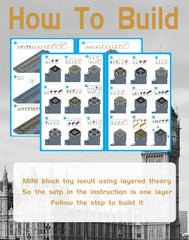 dOvOb Real Big Ben packaging opens to reveal sturdy building pieces.