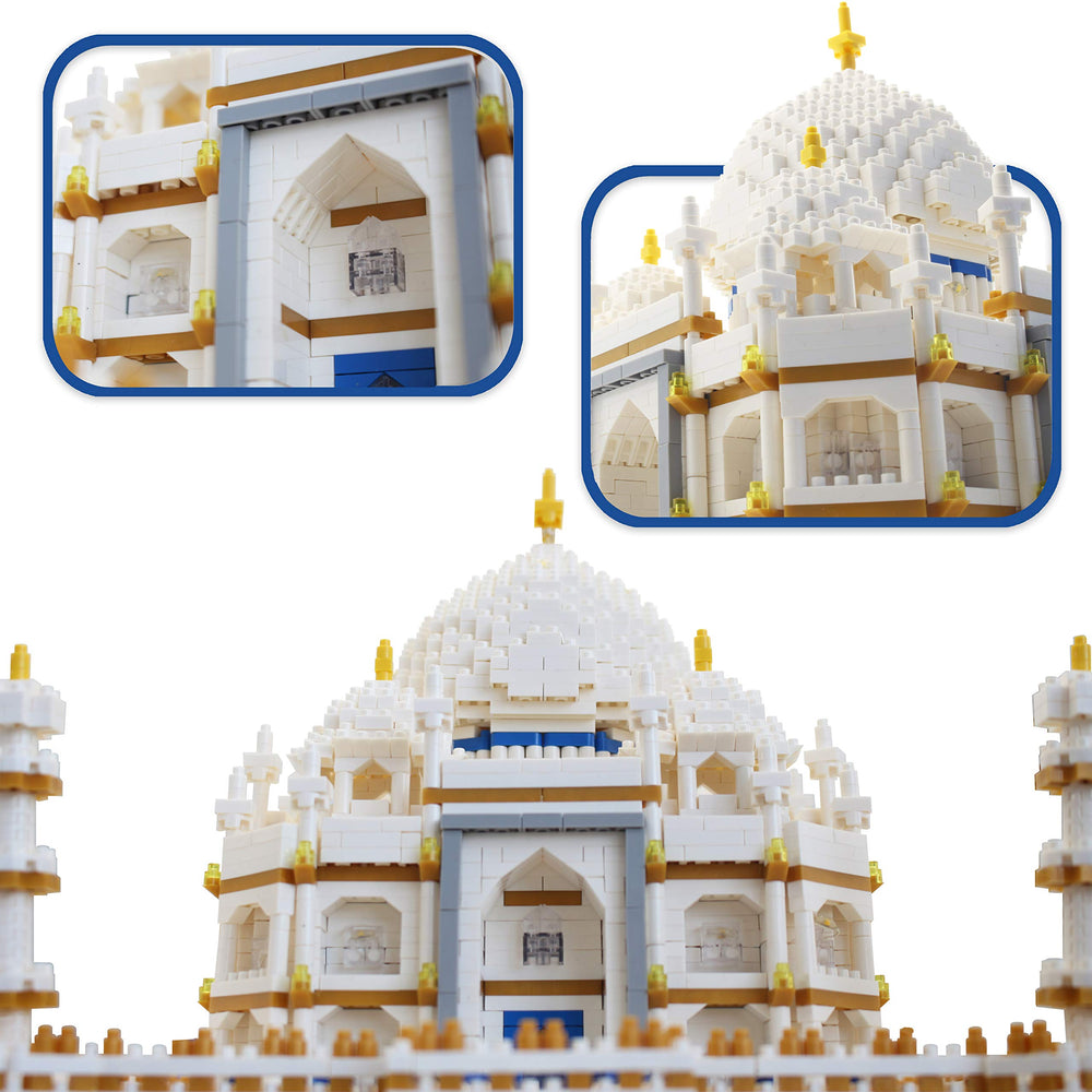 dOvOb Taj Mahal model detail close-up shows intricate block connections