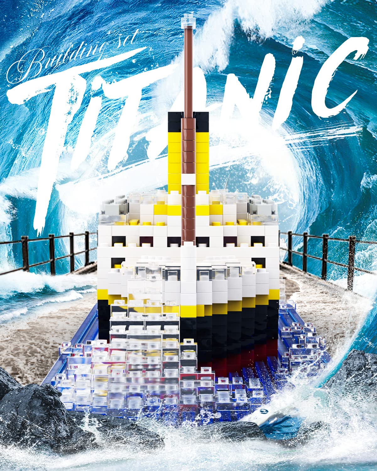 dOvOb Titanic figures included for lifelike scenes and interactive storytelling.