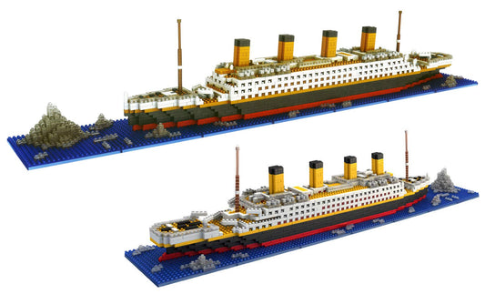 dOvOb Titanic micro-blocks 1872 pieces for immersive hands-on building and display.