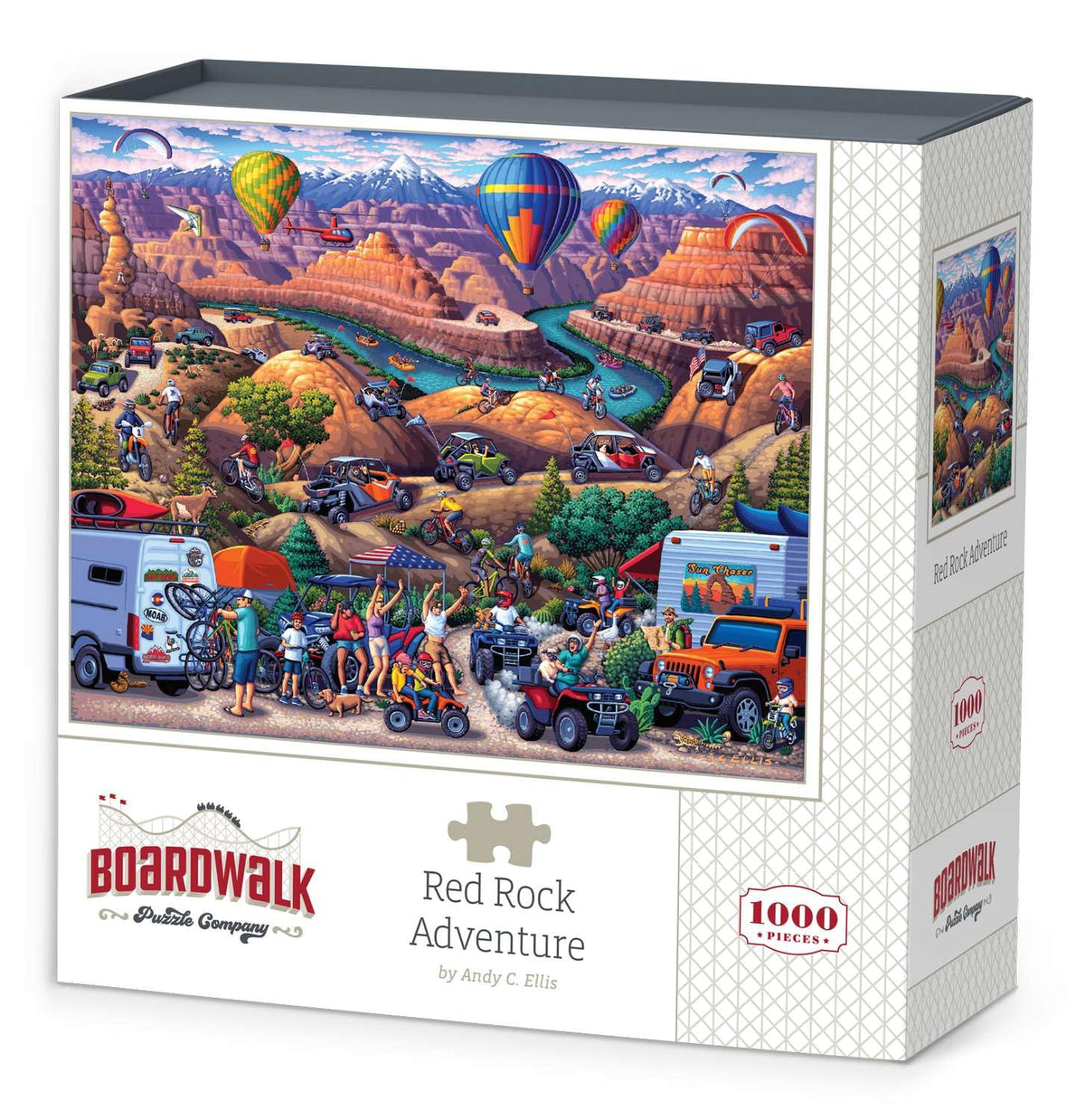 Dowdle Boardwalk Red Rock Adventure cover art with warm canyon tones for inspiration