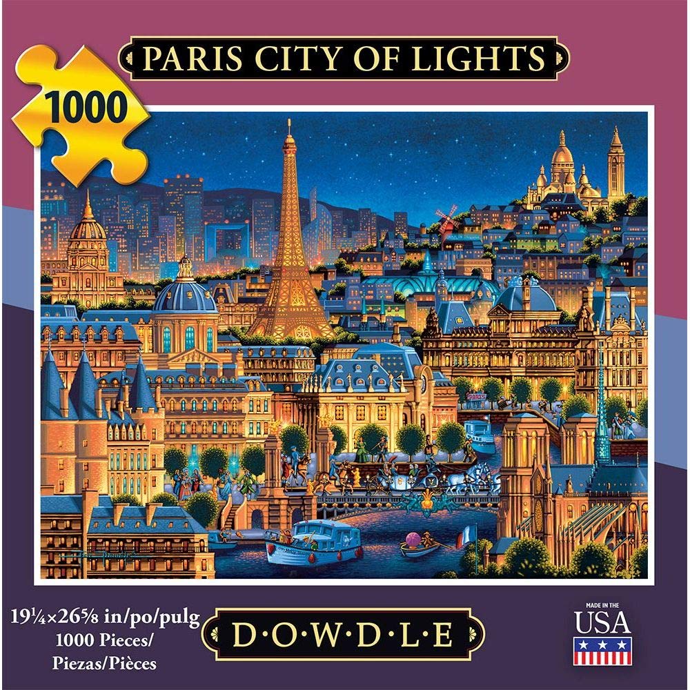 Dowdle Paris City of Lights interlocking pieces for a snug fit