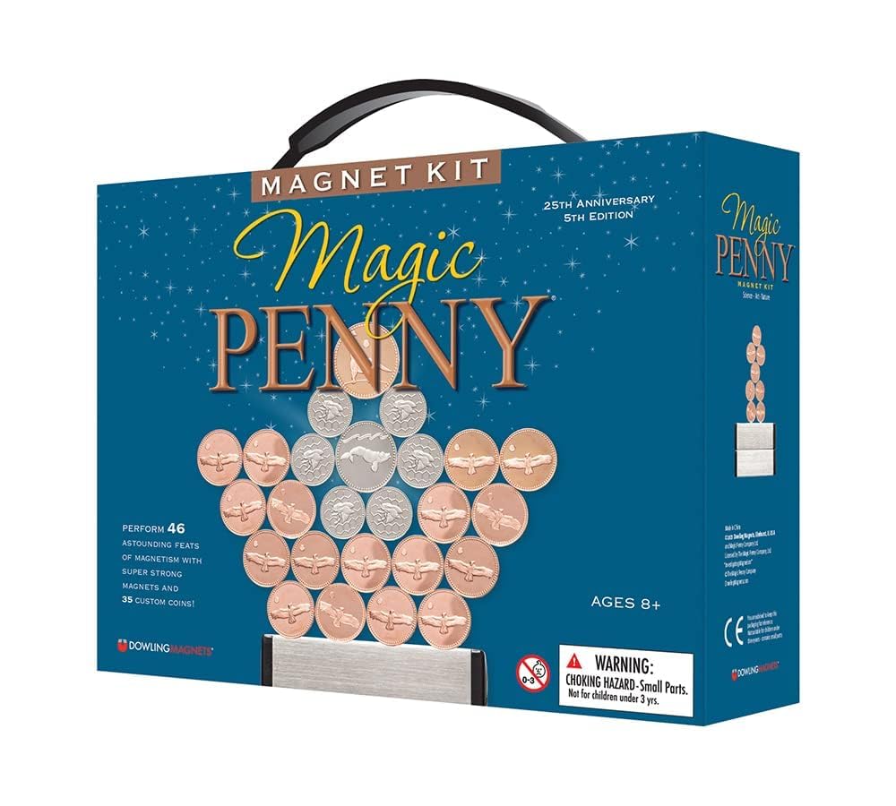 Dowling Magnets Magic Penny Kit setup showcases magnetic play and hands-on learning.