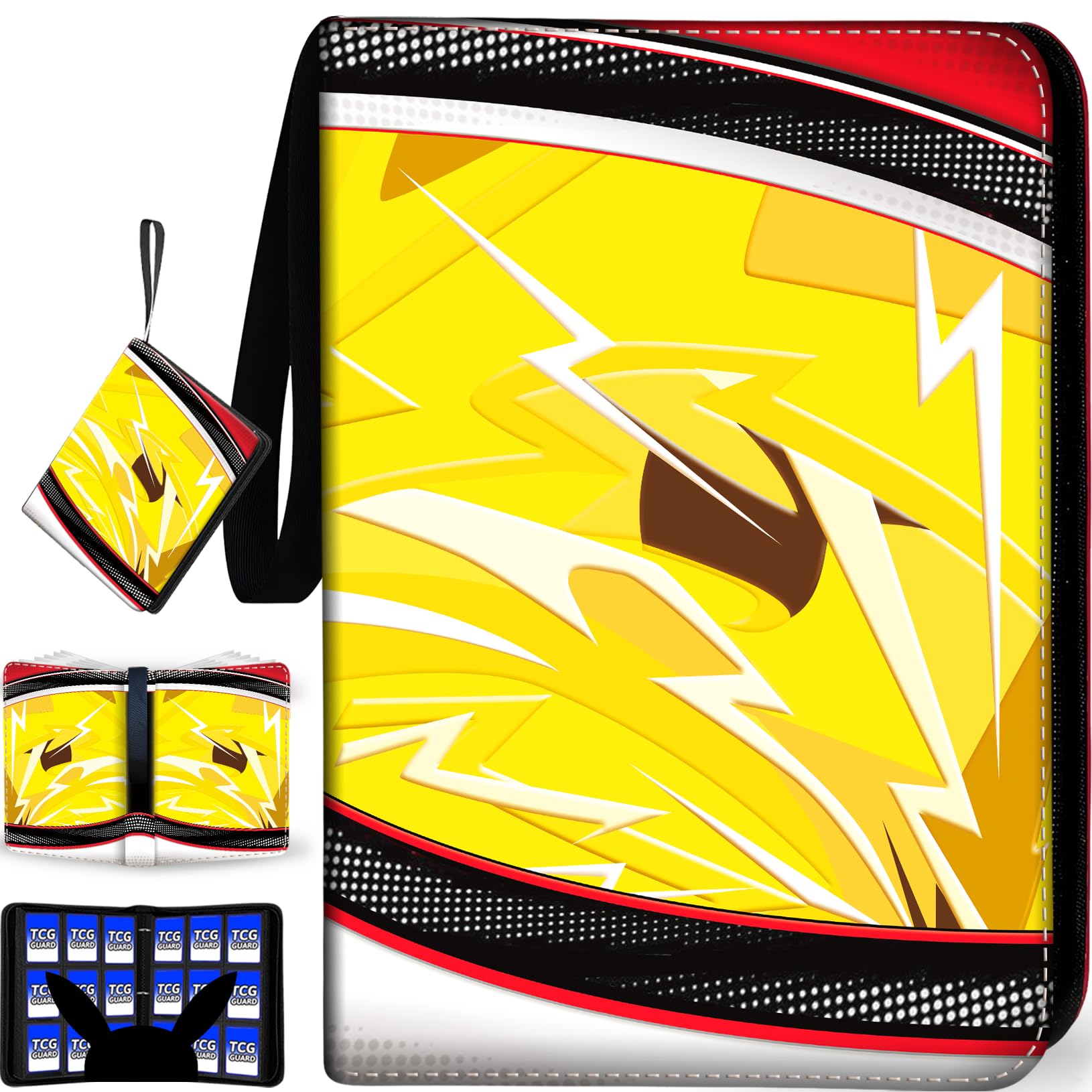 DOXUA 1008 card binder front view highlights organized storage for trading cards.