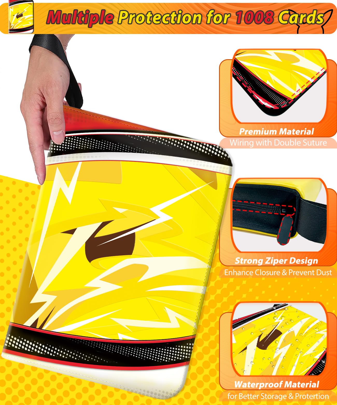 DOXUA Gen IV 9-pocket sleeves provide thicker, clearer card protection.