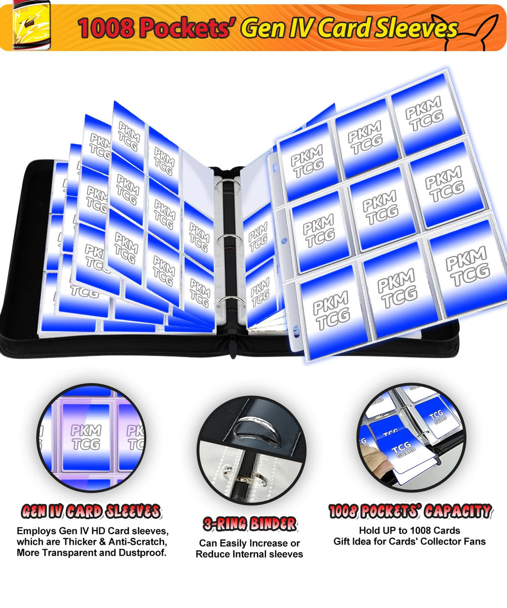DOXUA zipper binder secures collection and protects against dust.