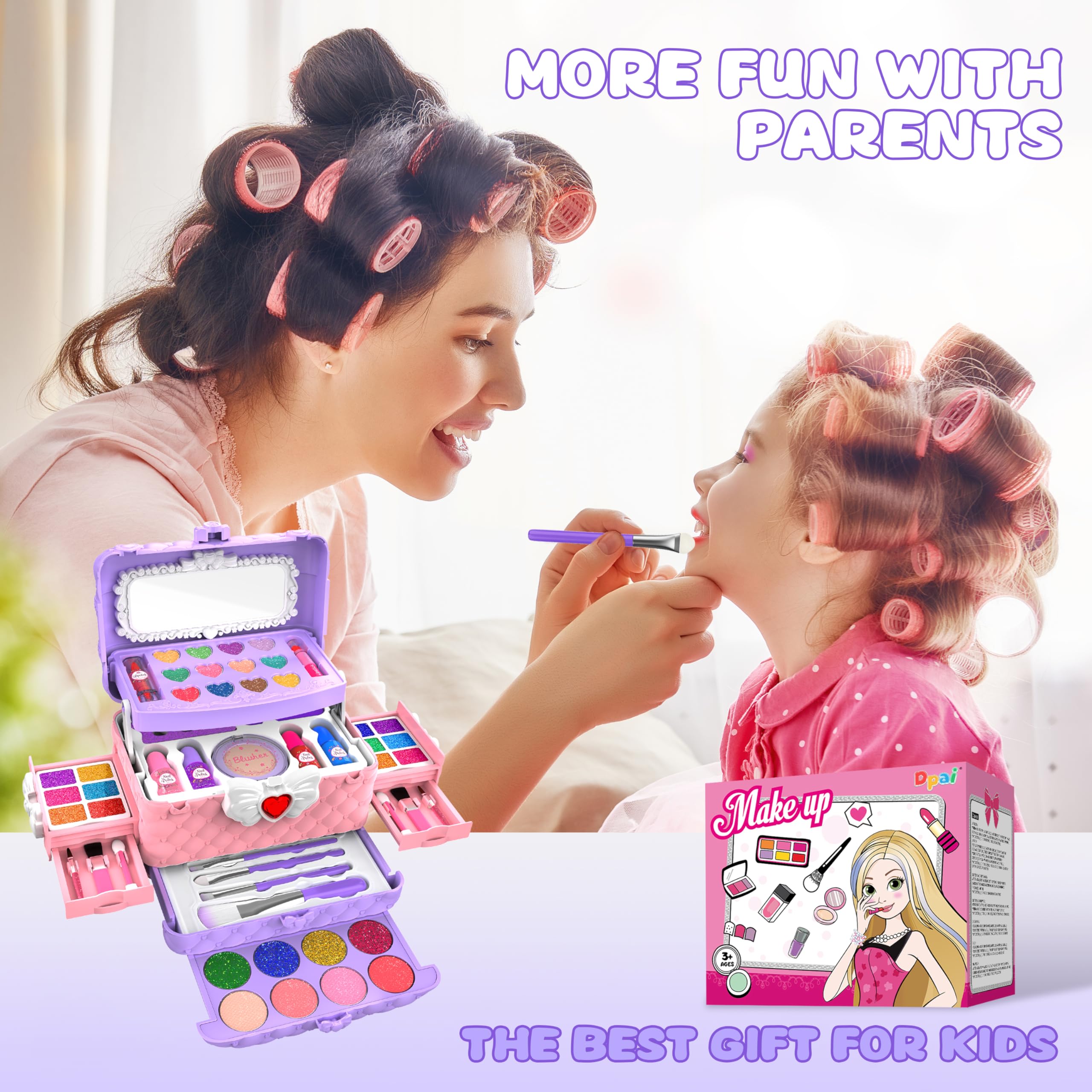 Dpai toe-separator supports easy pretend pedicure sessions.