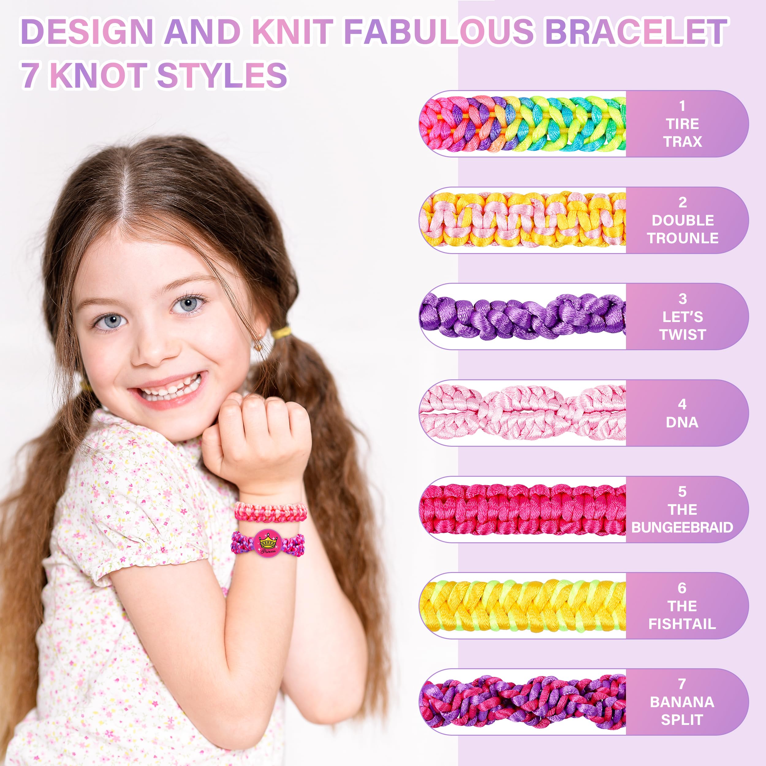 Dpai bracelet making loom setup provides a clear workspace for beginners.