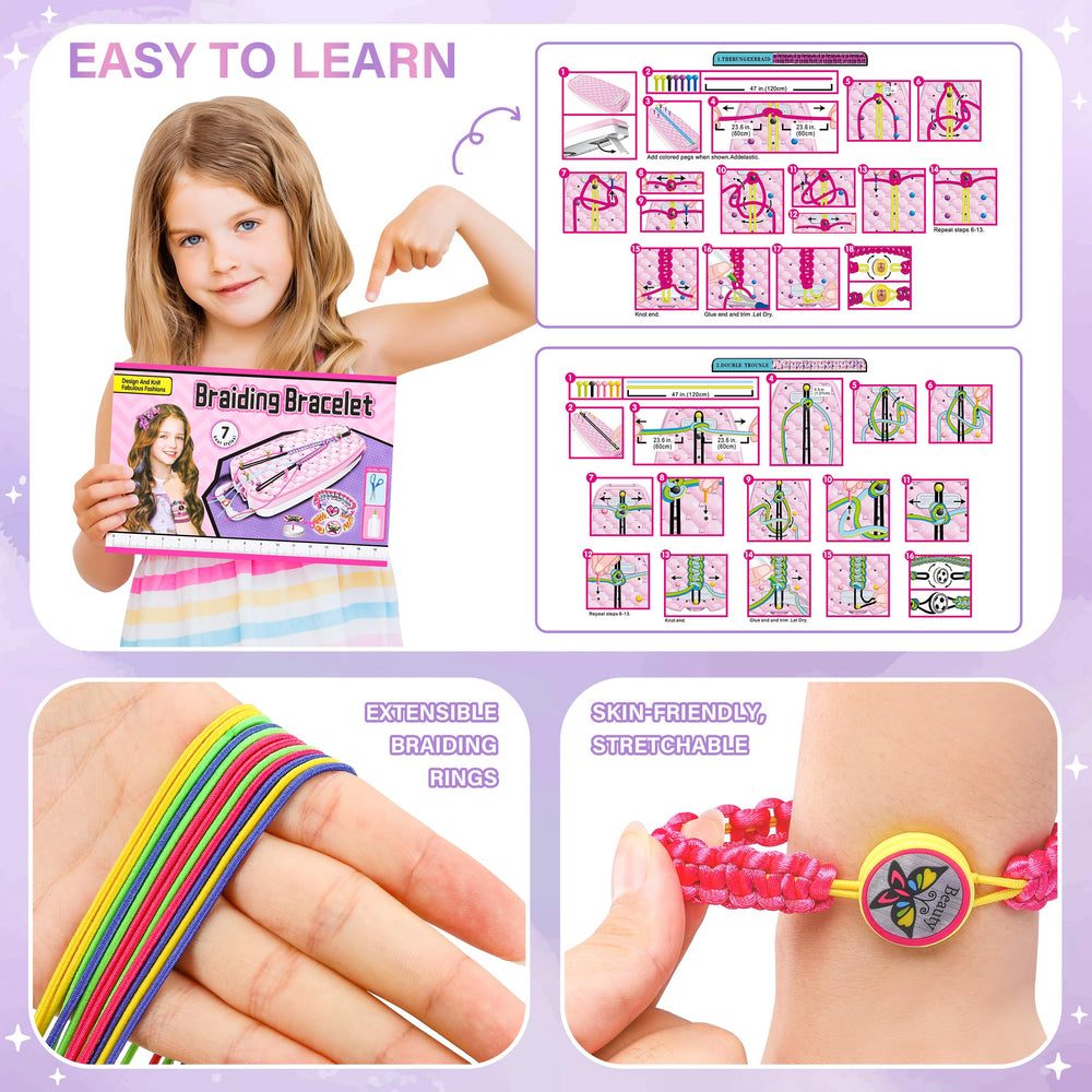 Dpai bracelet pattern stickers guide varied, stylish designs for kids.
