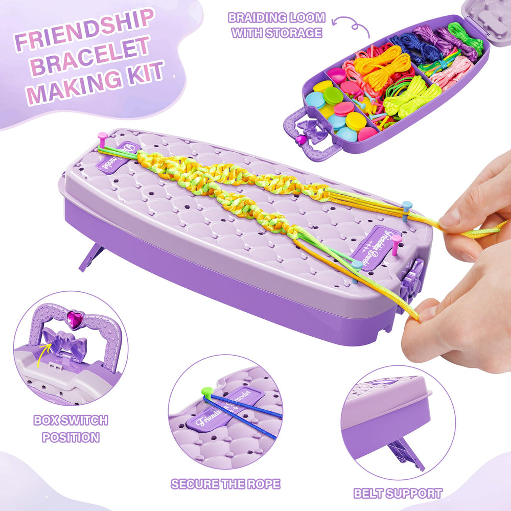 Dpai bracelet threads and buckles, colorful components for creative projects.