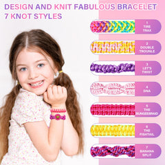 Dpai bracelet kit threads with 16 colors for varied knot designs