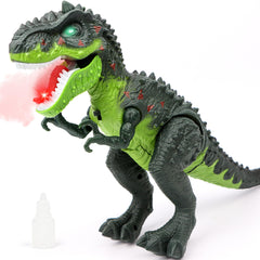 DPAPDI electric walking dinosaur toy front view for kids' adventure play.