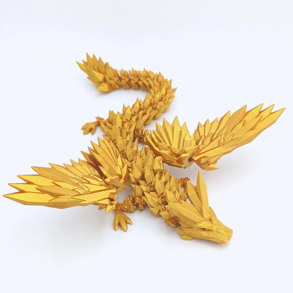 Dpcirk 18 inch flying dragon with wings enhances living room decor and imagination