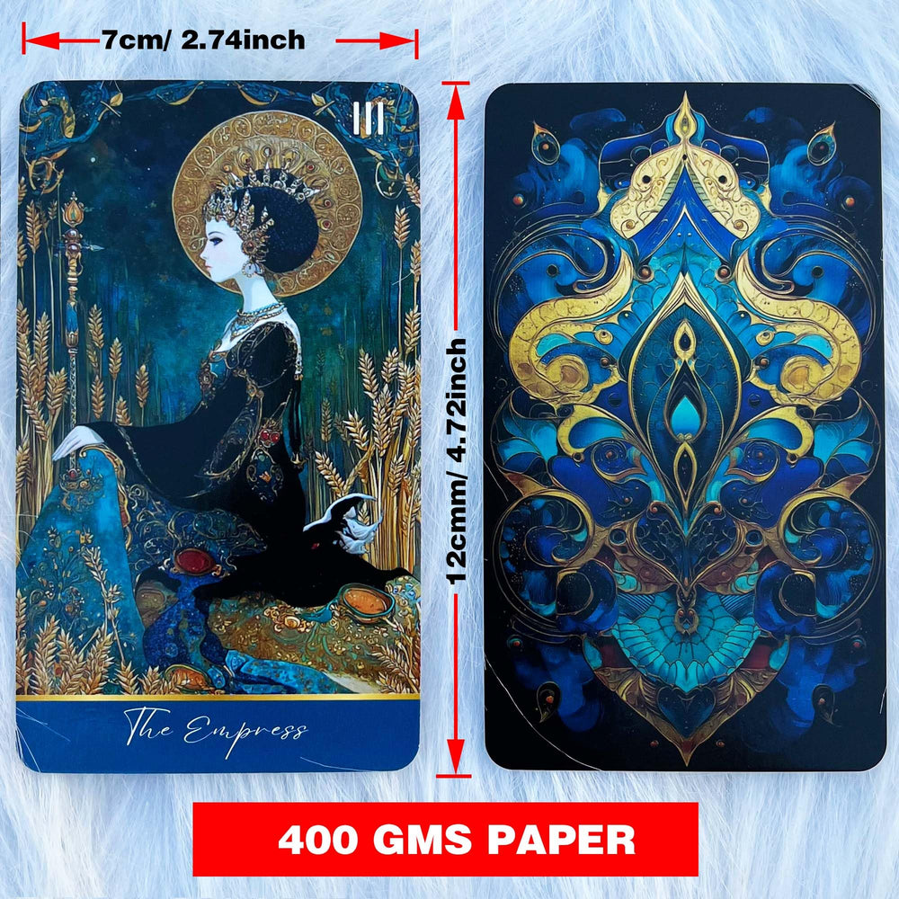 DPEHAKMK Azure Arcana deck supports journaling, meditation, and divination rituals.